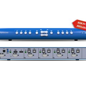 High Sec Labs SX42PHU-4 Secure 4x2 Mini-Matrix KVM Switcher DP/HDMI 4K60Hz Dual-User fUSB PP4.0