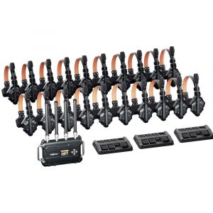 Hollyland HL-Solidcom C1 Pro - Roaming Hub 20S-V Full-Duplex Wireless Intercom System/20 Single-Ear Headsets/V-Mount