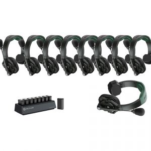 Hollyland HL-Solidcom SE Pro - 9S 9-Person Noise Cancelling Headset Intercom System / Full-Duplex / 1.9 GHz