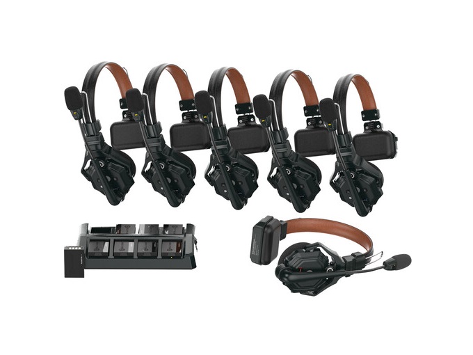 Hollyland Solidcom C1 Pro-6S Full-Duplex Wireless Intercom System with 6 Headsets (1.9 GHz)