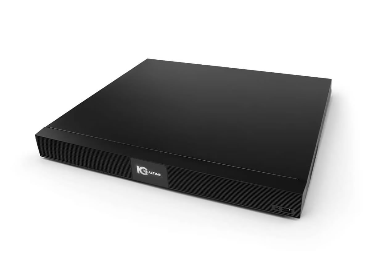 ICRealtime NVR-FX08POE-1U16MP1-2TB 8-Channel Rackmount PoE NVR / 256 Mbps / 16MP Camera Support / 2TB HDD