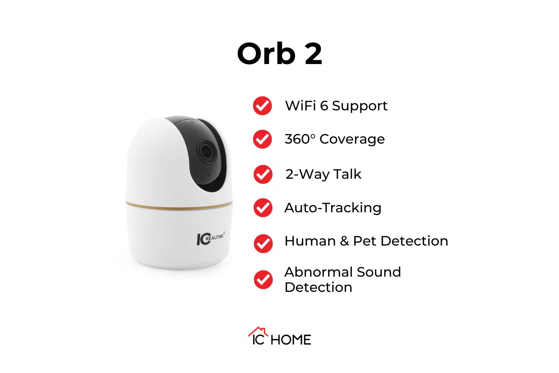 ICRealtime ORB 2 5MP Wi-Fi 6 Indoor Pan/Tilt Camera - Image 6