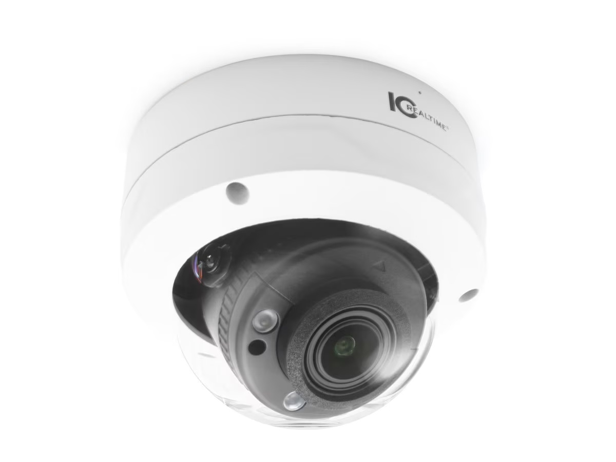 ICRealtime IPFX-D40V-IRW3 4MP IP Indoor/Outdoor Vandal Dome / PoE / Motorized 2.7-13.5mm AF / Starlight IR 131ft - Image 2