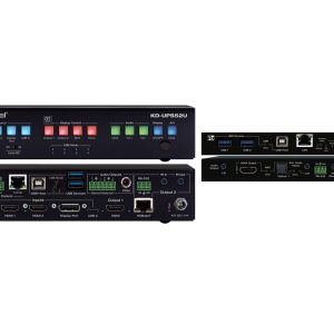 Key Digital KD-UPS52U 4K/18G USB/Universal Presentation Switcher Kit with 5 Inputs (HDBT/2x HDMI/DP/USB-C) 2 Mirrored Outputs (HDBT/HDMI)