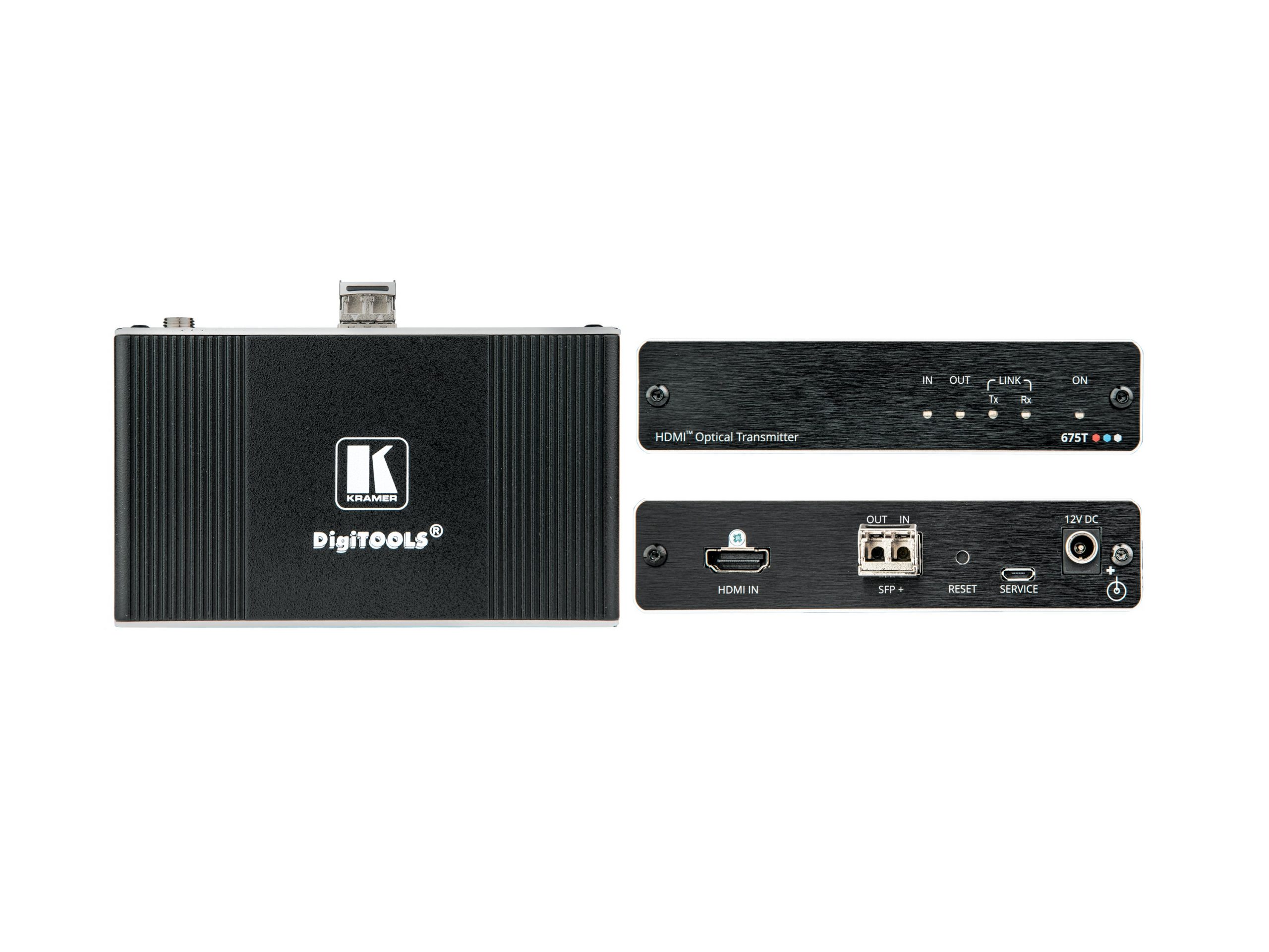 Kramer 675R/T 4K60 4x4x4 HDMI Extender Kit over Ultra-Reach MM/SM Fiber Optic - Image 3