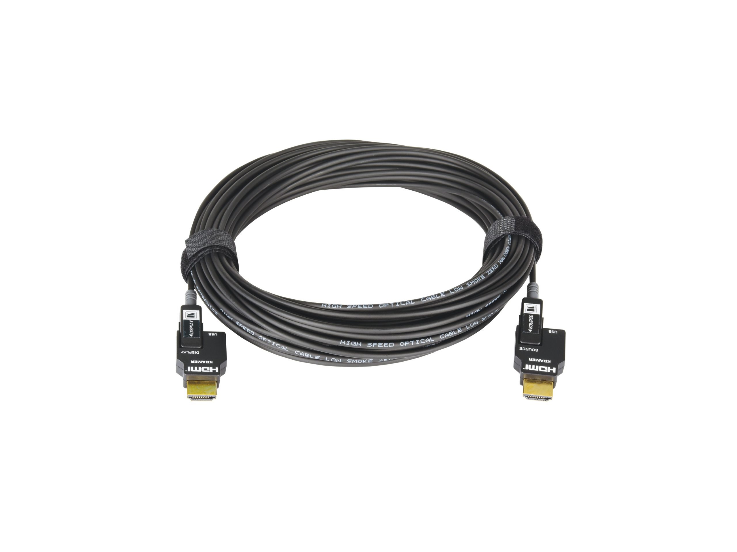 Kramer CLS-AOCH/60-295 Active Plugable Optical HDMI Cable/LSHF-295ft