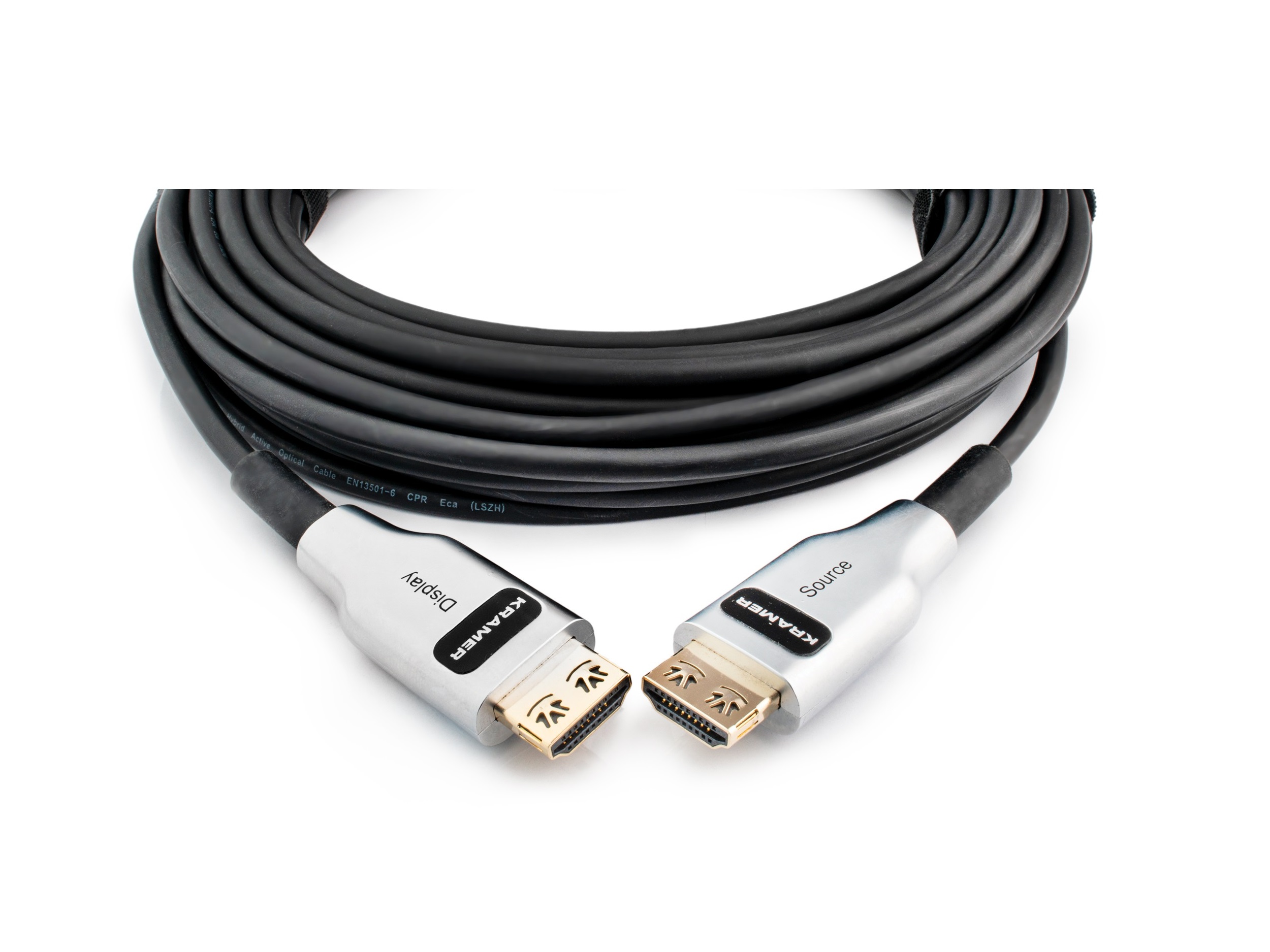 Kramer CLS-AOCH/UF-164 50m/164ft 8K/60Hz Certified Ultra High-Speed HDMI Optic Hybrid Cable-LSHF - Image 2