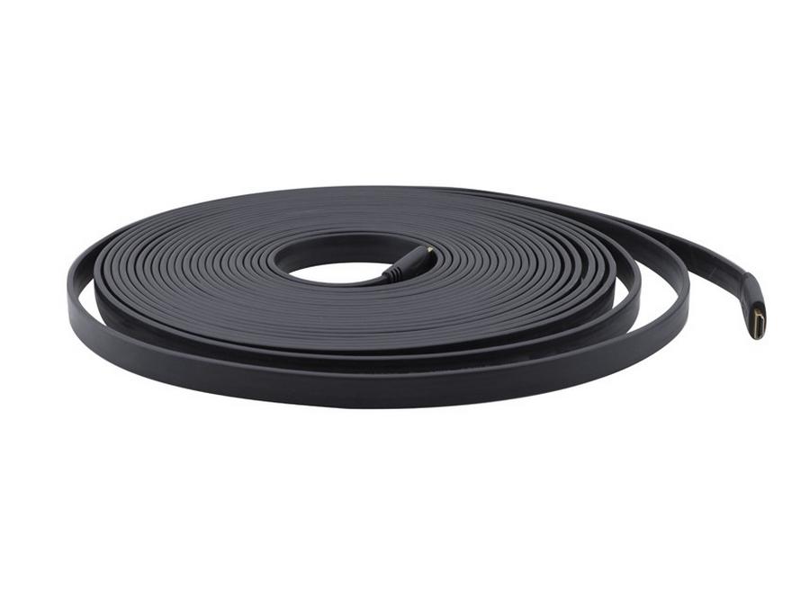 Kramer C-HM/HM/FLAT/ETH-50 High-Speed HDMI Flat Cable with Ethernet 50ft