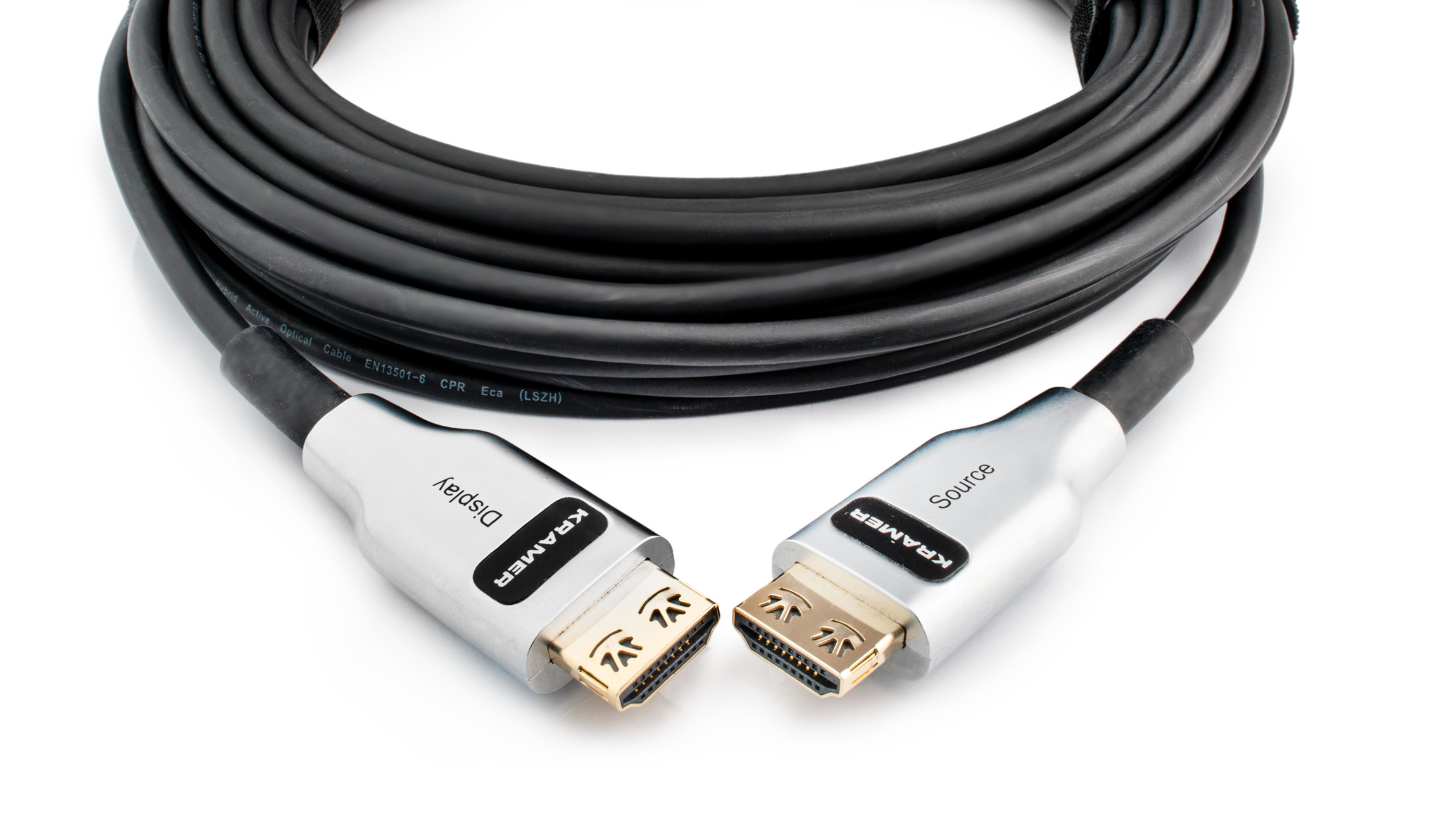 Kramer CLS-AOCH/UF-66 66ft 8K/60Hz Certified Ultra High-Speed HDMI Optic Hybrid Cable-LSHF
