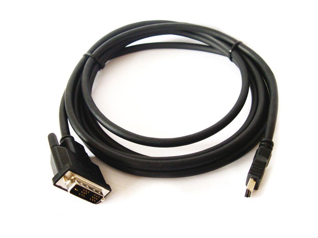 Kramer C-HM/DM-3 HDMI (M) to DVI-D (M) Cable – 3ft