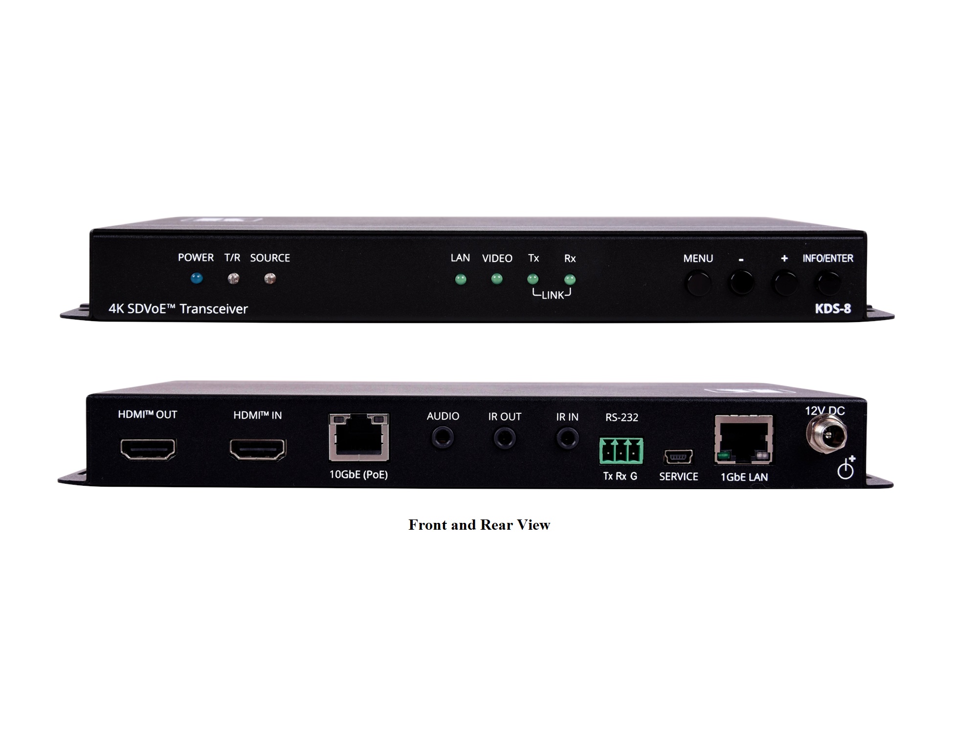 Kramer KDS-8 Zero Latency 4K HDR SDVoE Video Streaming Transceiver over Copper