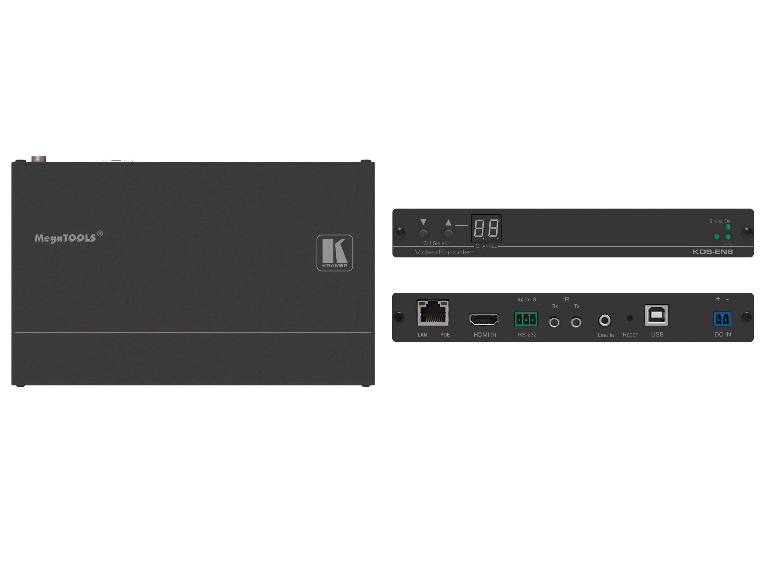 Kramer KDS-EN6 4K/60 4x2x0 HDCP 2.2 Video Encoder