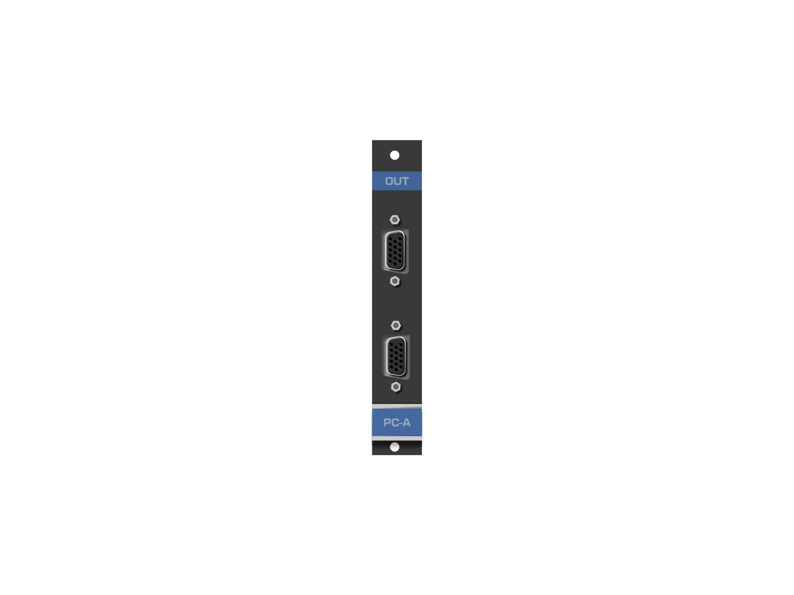 Kramer VGAA-OUT2-F34 2-Channel VGA Output Card / Analog Audio Breakout / 450MHz / HDTV Compatible