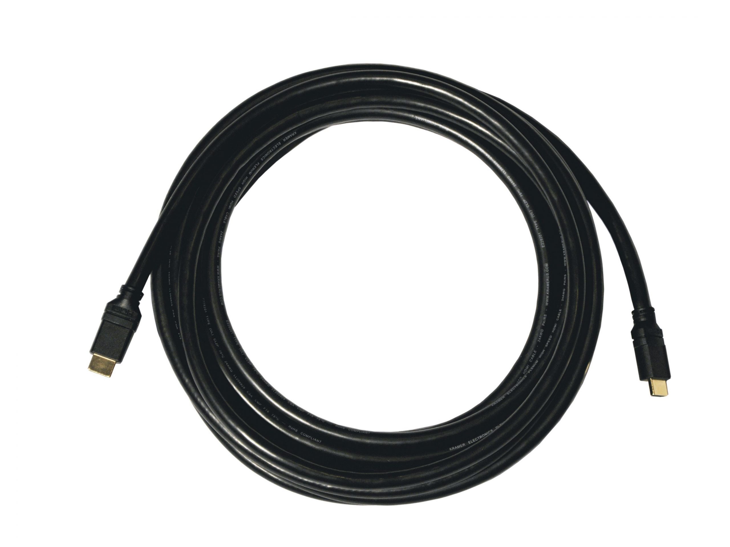 Kramer CP-HM/HM/ETH-35 35ft HDMI (M) to HDMI (M) Plenum Rated Cable with Ethernet