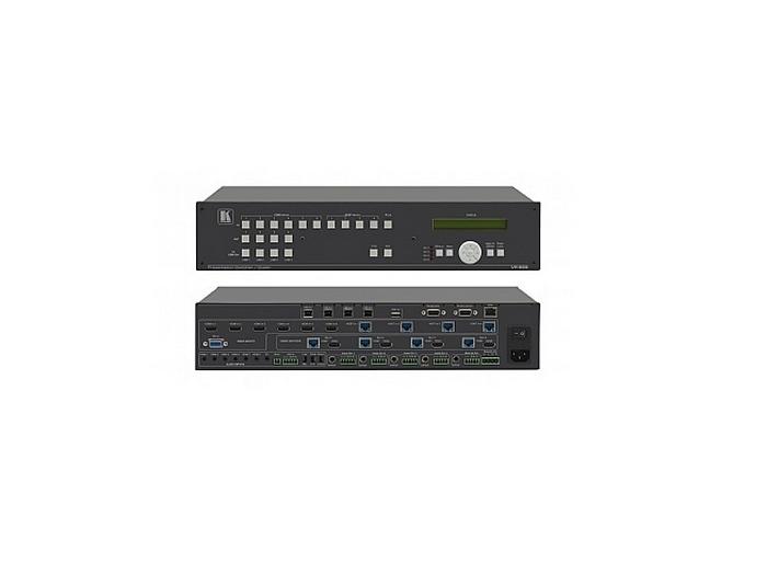 Kramer VP-558 HDBaseT/HDMI 11×4 Presentation switcher Scaler / 4 Independent Scaled Outputs / 1080p / 2x10W