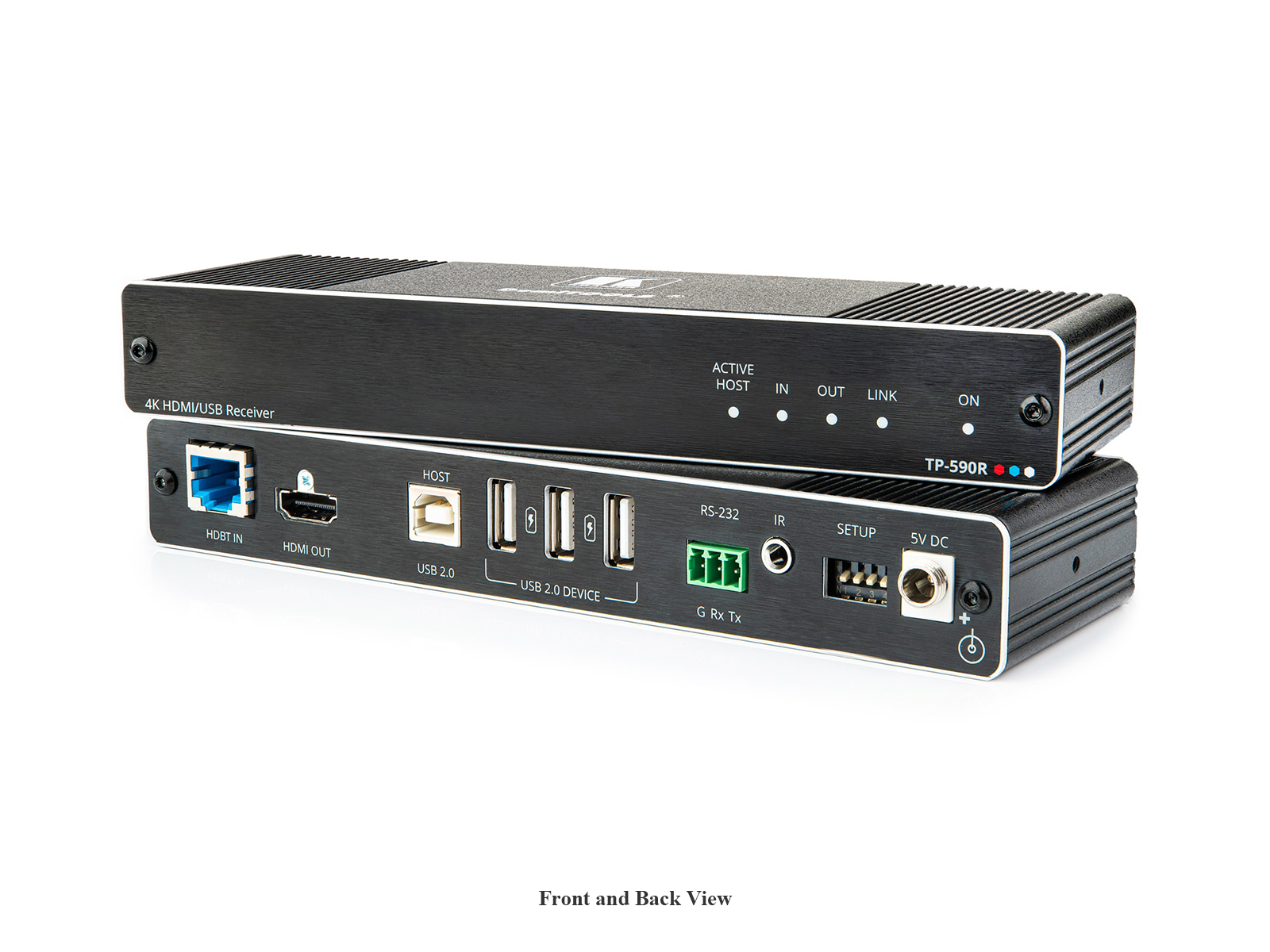 Kramer TP-590R 4K60 4x2x0 HDMI Receiver with USB/RS-232 and IR over Long-Reach HDBaseT 2.0