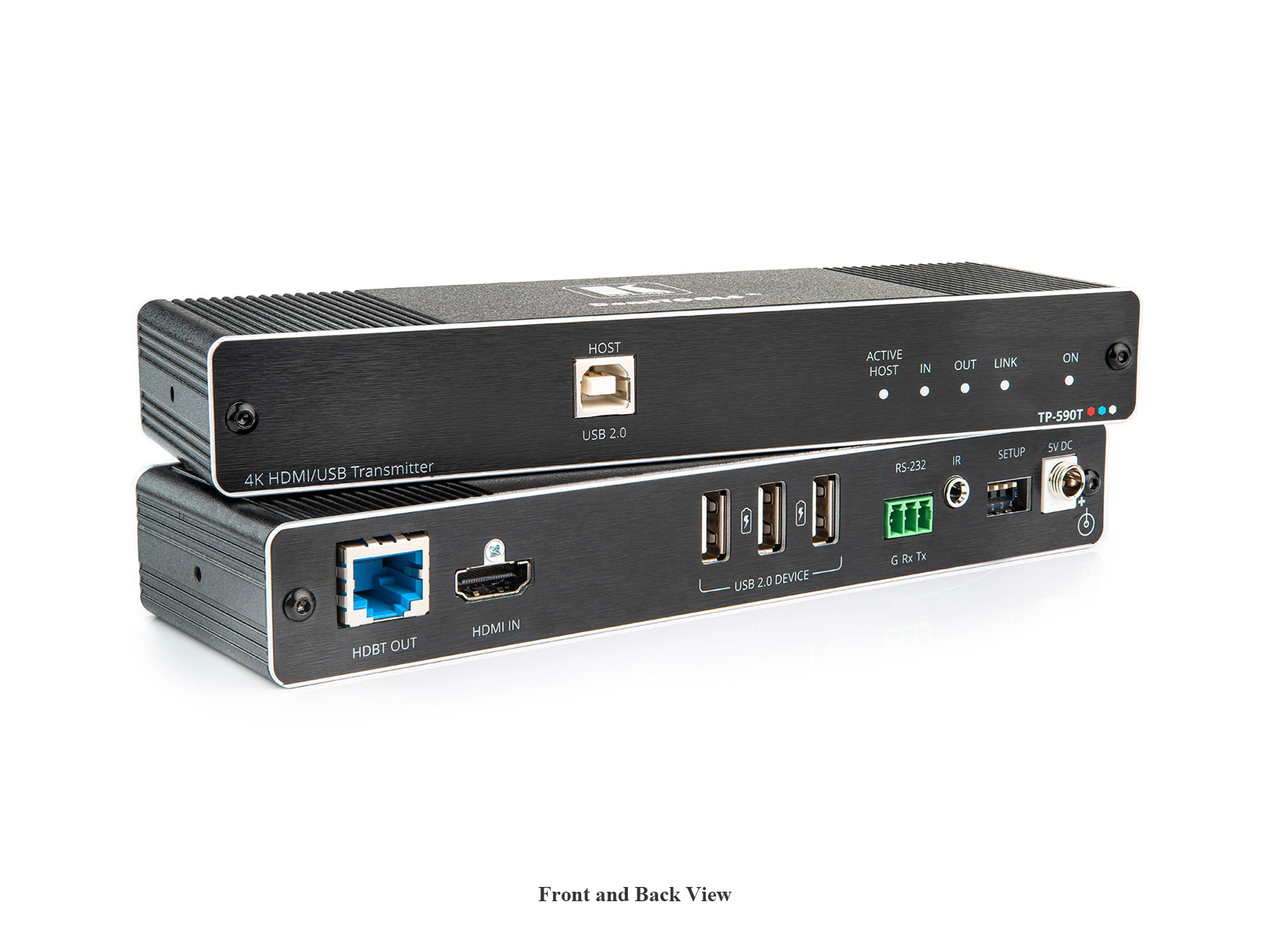 Kramer TP-590T 4K60 4x2x0 HDMI Transmitter with USB/RS-232 and IR over Long-Reach HDBaseT 2.0