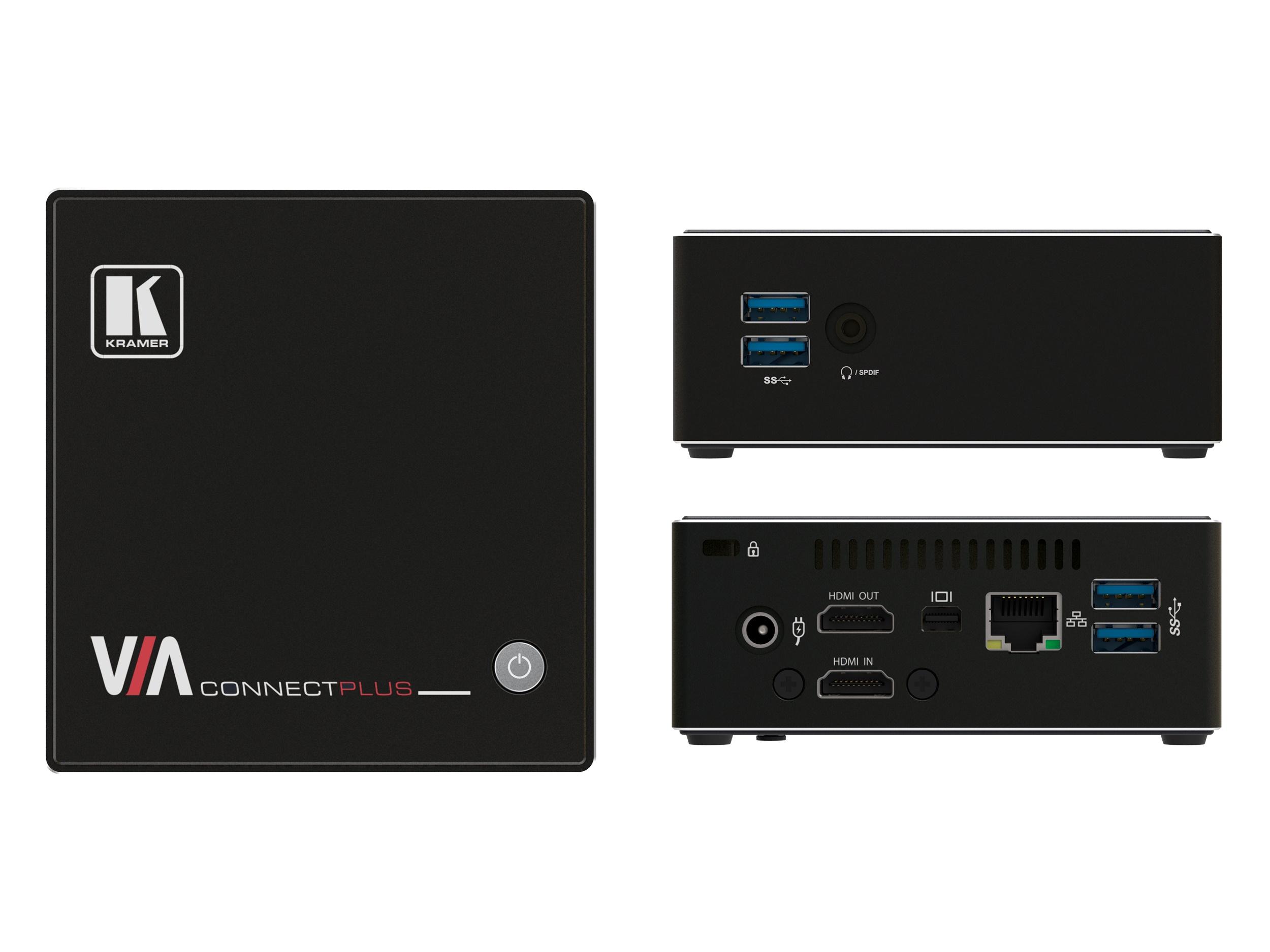 Kramer VIA Connect PLUS Simultaneous Wired and Wireless Presentation and Collaboration Solution