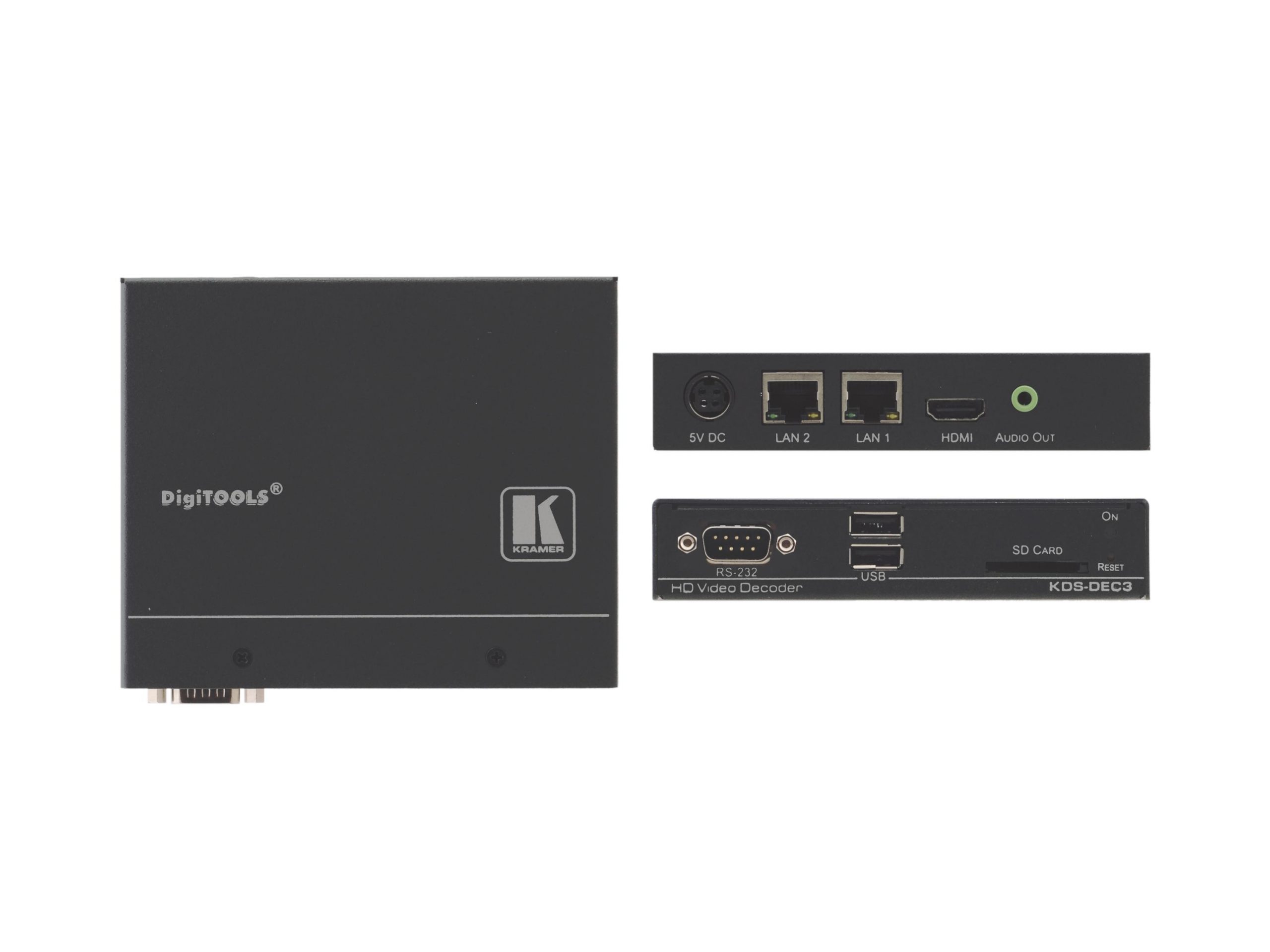 Kramer KDS-DEC3 H.264 signals up to 1080p60 Decoder