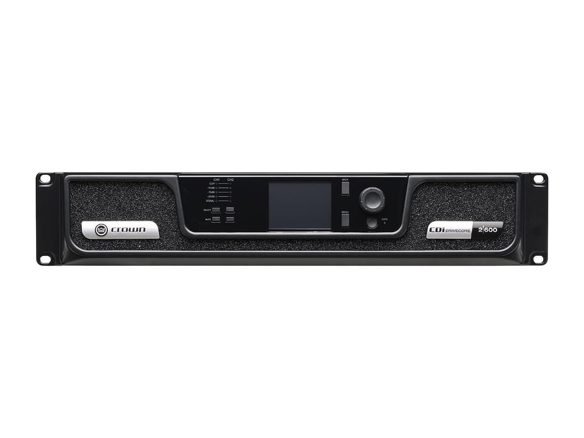 Niles CDI2X600-US-DSP 2-Channel Crown CDi Drivecore Power Amplifier with Custom DSPs