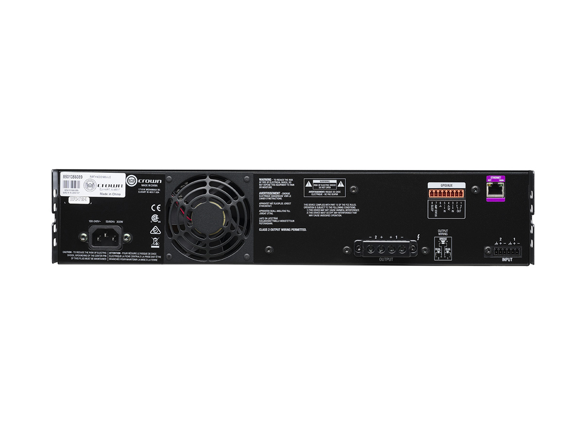 Niles CDI2X600-US-DSP 2-Channel Crown CDi Drivecore Power Amplifier with Custom DSPs - Image 2