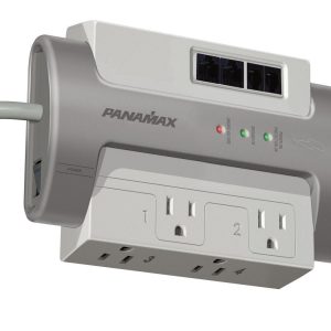 Panamax M4LT-EX Noise Filtration / Surge Suppressor 4 AC Outlets / RJ45 RJ11 / 1650J / 8 ft Cord