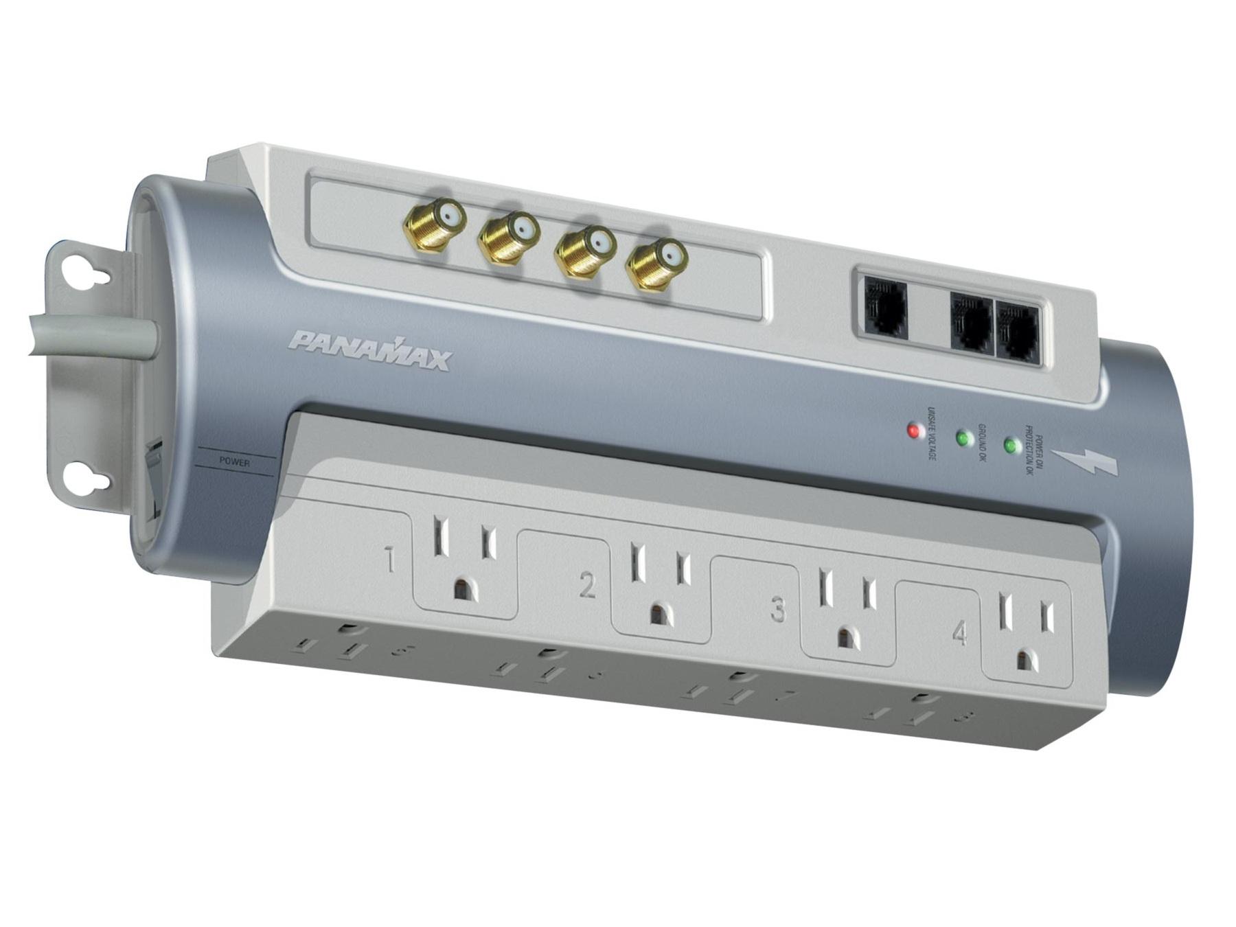 Panamax M8-AV Max 8 AV - 8 AC Coax and Telephone Line Surge Protector