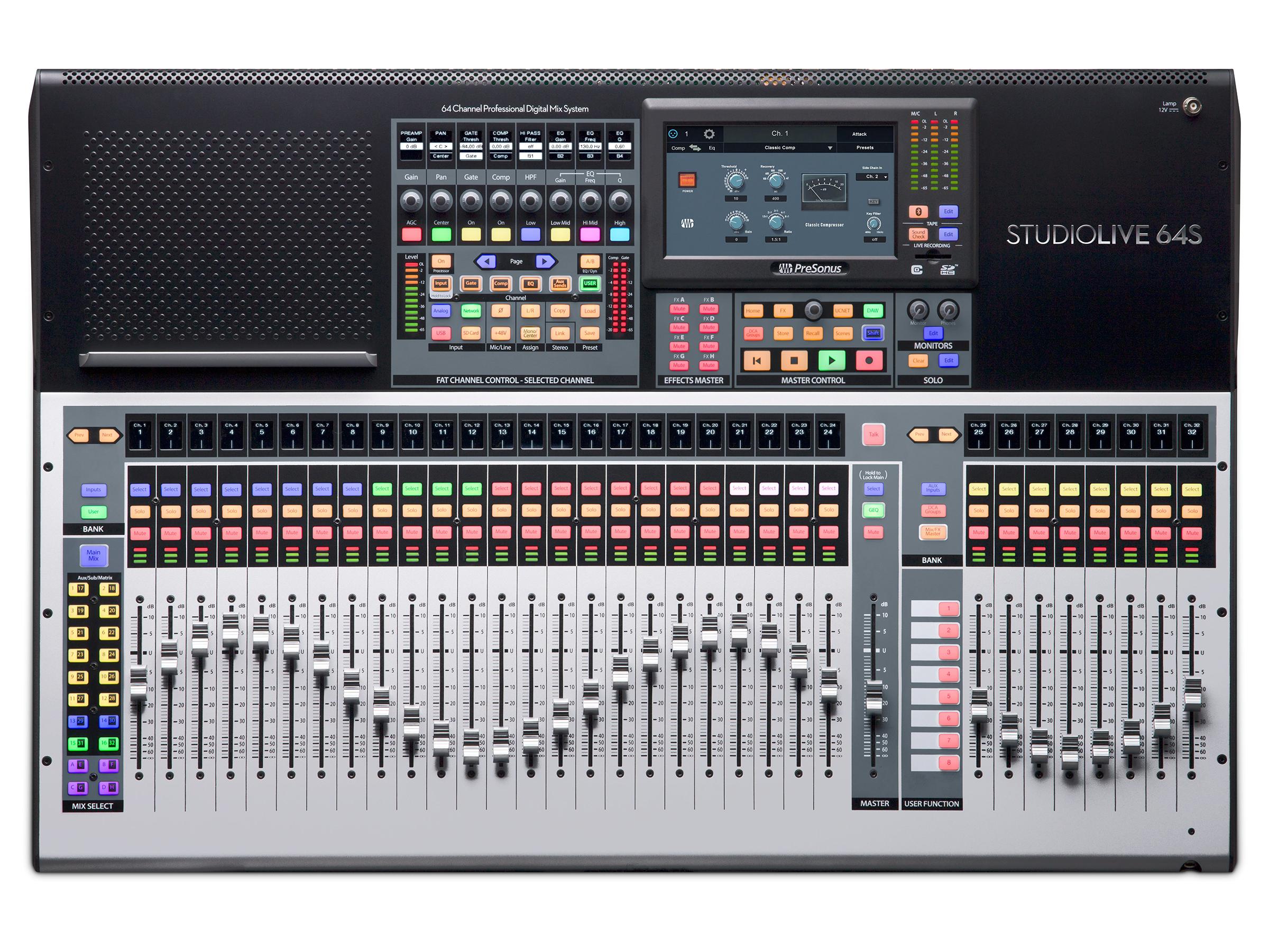 PreSonus StudioLive 64S Series III 64-channel/43-bus Digital Mixer with AVB networking and quad-core FLEX DSP Engine - Image 2