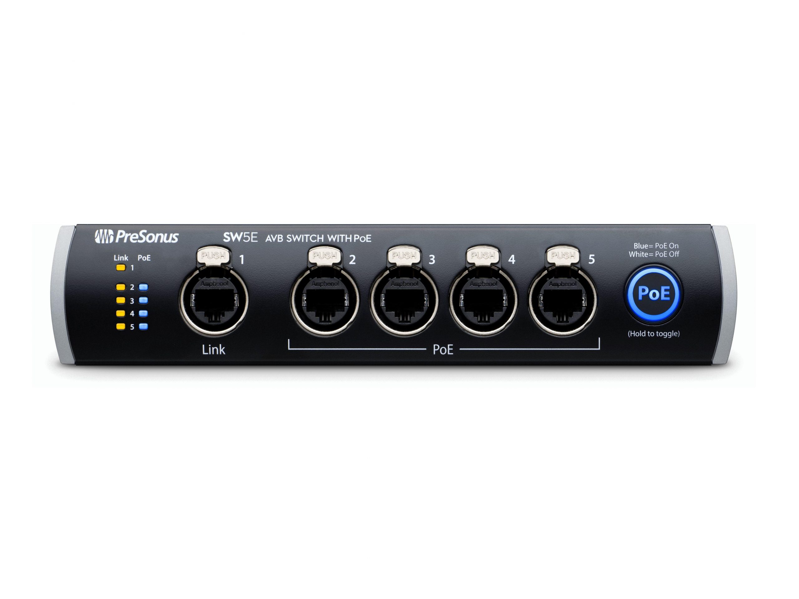 PreSonus SW5E 5-Port AVB Switch with PoE