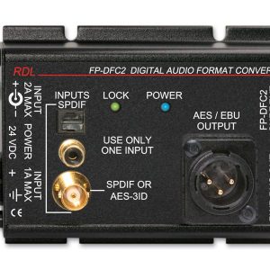 RDL FP-DFC2 SPDIF / AES-3ID to AES/EBU Converter 24-bit / 192 kHz Transformer Isolated