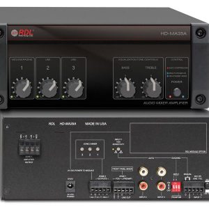 RDL HD-MA35A 25/70/100 V Outputs/35 Watt Mixer Amplifier