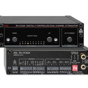 RDL RU-VCA2A Digitally Controlled 2 Channel Audio Attenuator
