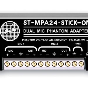 RDL ST-MPA24 2 Channel Microphone 24 V Phantom Adapter