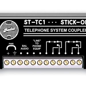 RDL ST-TC1 Telephone System Coupler / CO Line Simulator / 600 Ohm Balanced Audio / Relay Closure
