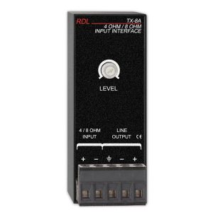 RDL TX-8A 4/8 Ohm Input Interface