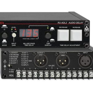 RDL RU-ADL2 Dual-Output DSP Audio Delay 0-135 ms / 2 Monaural Outputs / 1 Input / LED Display