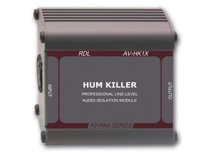 RDL AV-HK1X HUM KILLER Audio Isolation Transformer/XLR input and output