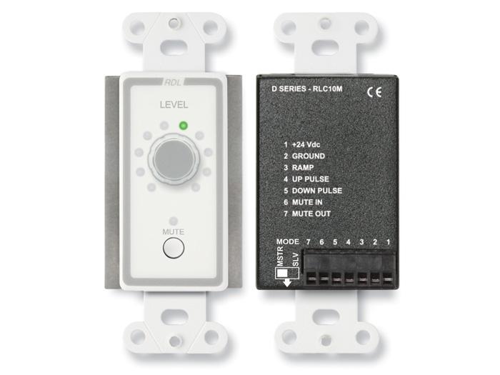 RDL D-RLC10M Remote Level Control with Muting - Rotary Optical Encoder