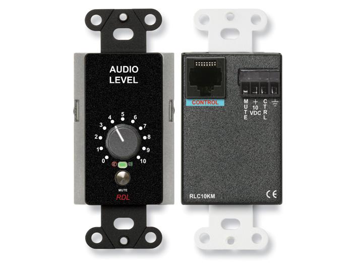 RDL DB-RLC10KM Remote Level Control with Muting/Black