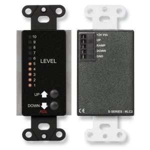 RDL DB-RLC2 Remote Level Controller / 0-10V Ramp Input / 10-Segment LED / UP DOWN