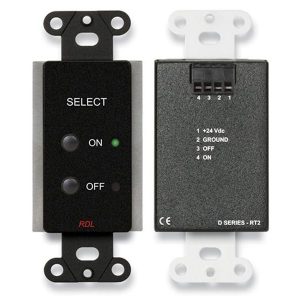 RDL DB-RT2 Remote Control Selector / On Off Pushbuttons / LED Status Indicators / 24 Vdc