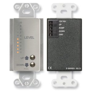 RDL DS-RLC2 Remote Level Controller / UP DOWN Pushbuttons / 10-Segment LED Display / Stainless Steel