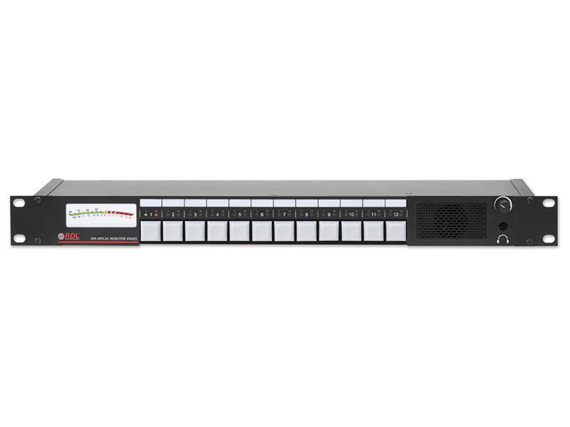 RDL RM-MP12A Audio Monitor Panel/12 Line or Speaker Inputs
