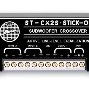 RDL ST-CX2S Active Subwoofer Crossover / Dual Balanced Inputs / 63Hz Unity Gain / 32Hz Boost