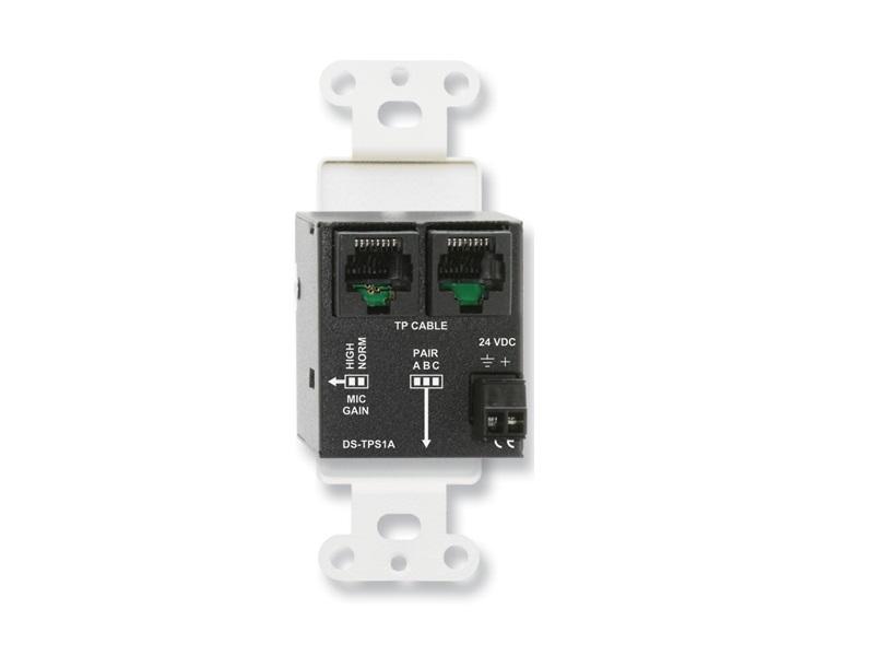 RDL D-TPS1A Active Single-Pair Extender (Transmitter)/Format-A/XLR mic input - Image 2