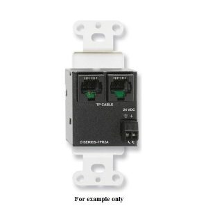 RDL DB-TPR2A Active 2-Pair Extender (Receiver)/Format-A /stereo jack outputs/Black