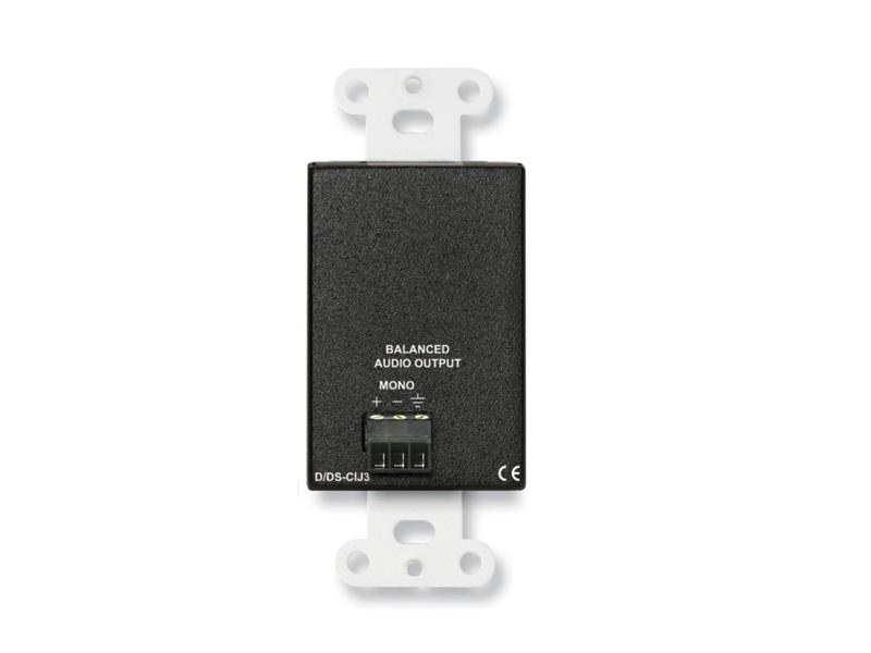 RDL DS-CIJ3 Consumer Audio Extender with Input Jacks/Mono/Stainless