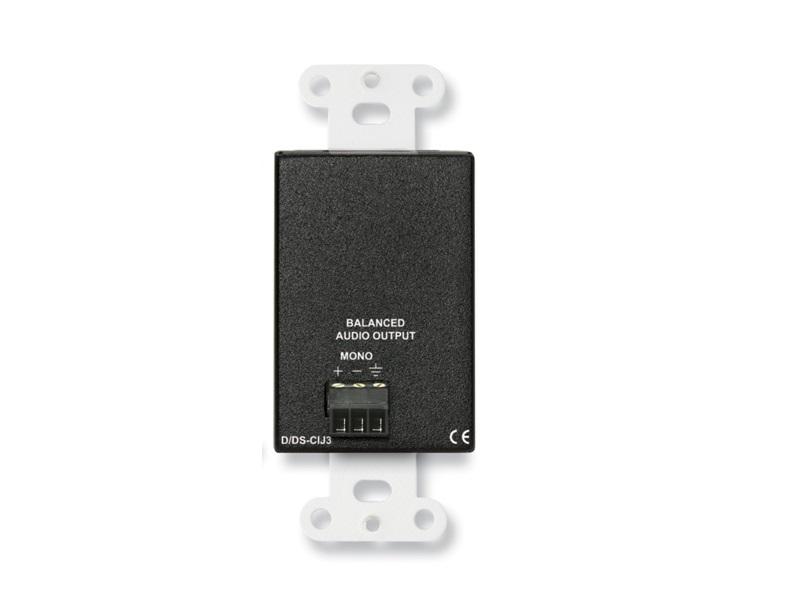 RDL DS-CIJ3 Consumer Audio Extender with Input Jacks/Mono/Stainless - Image 2