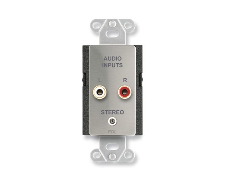 RDL DS-CIJ3D Audio Extender with Consumer Input Jacks/Stereo/Stainless