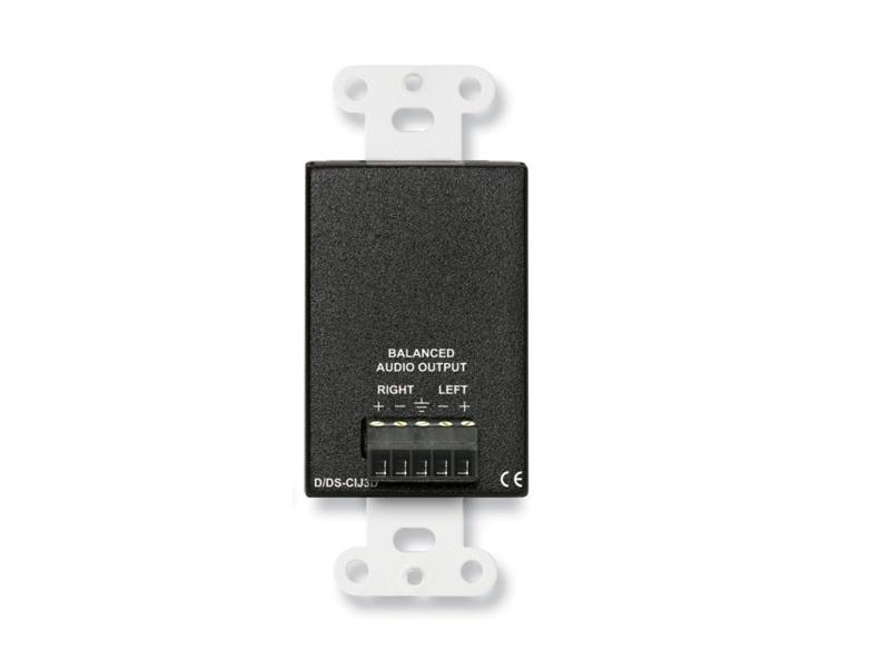 RDL DS-CIJ3D Audio Extender with Consumer Input Jacks/Stereo/Stainless - Image 2